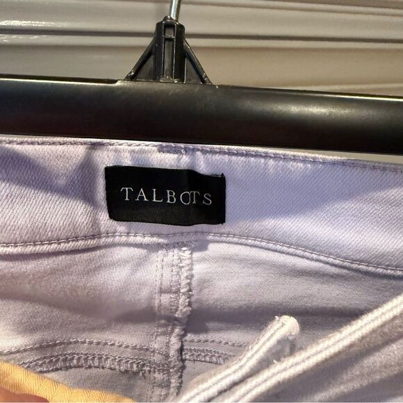 Talbots Lilac Ankle Cropped Jeans with Straight Leg size 12 - Picture 4 of 5